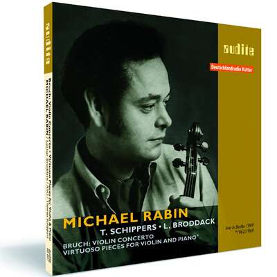 95607 - Michael Rabin plays Bruch's Violin Concerto and Virtuoso Pieces for Violin and Piano