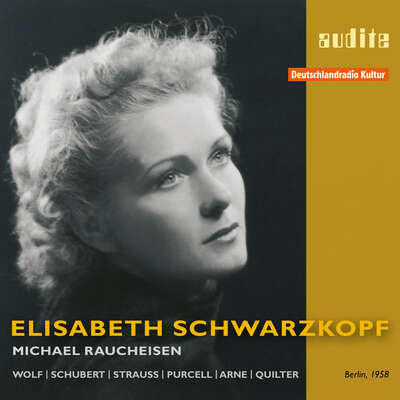 95633 - Elisabeth Schwarzkopf interprets songs by Wolf, Schubert, Strauss, Purcell, Arne & Quilter